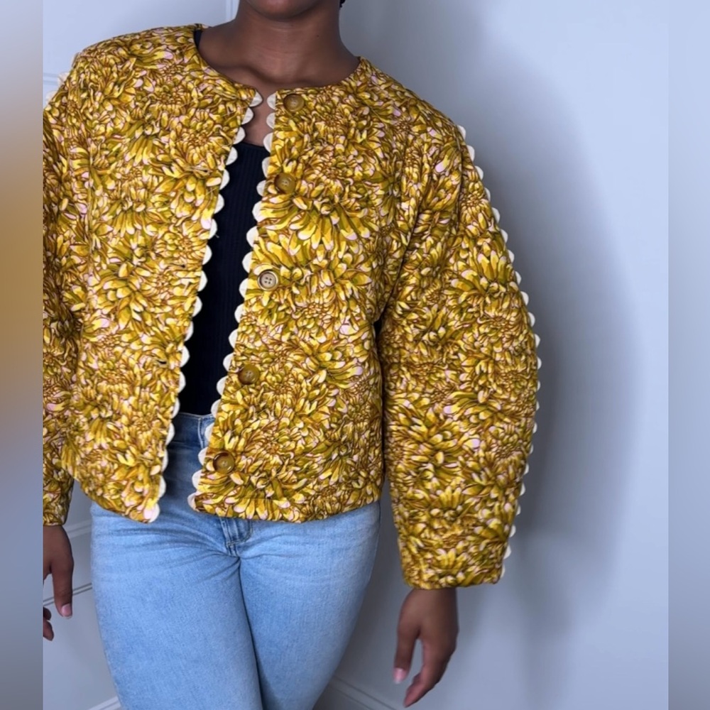 Kika Vargas Printed Statement Jacket - image 1